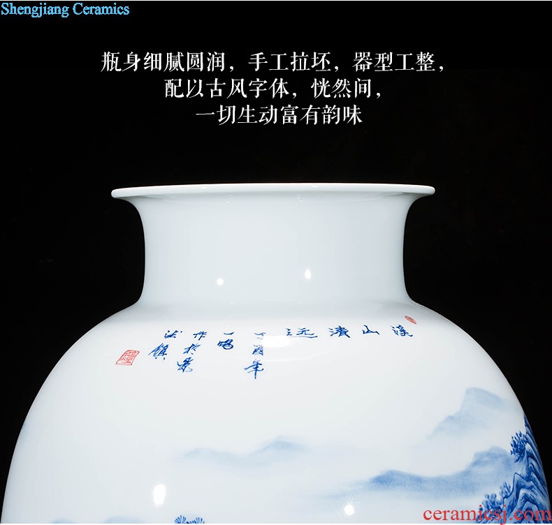 Jun porcelain vase variable glaze ceramics creative wealth ding feng shui plutus home sitting room adornment furnishing articles