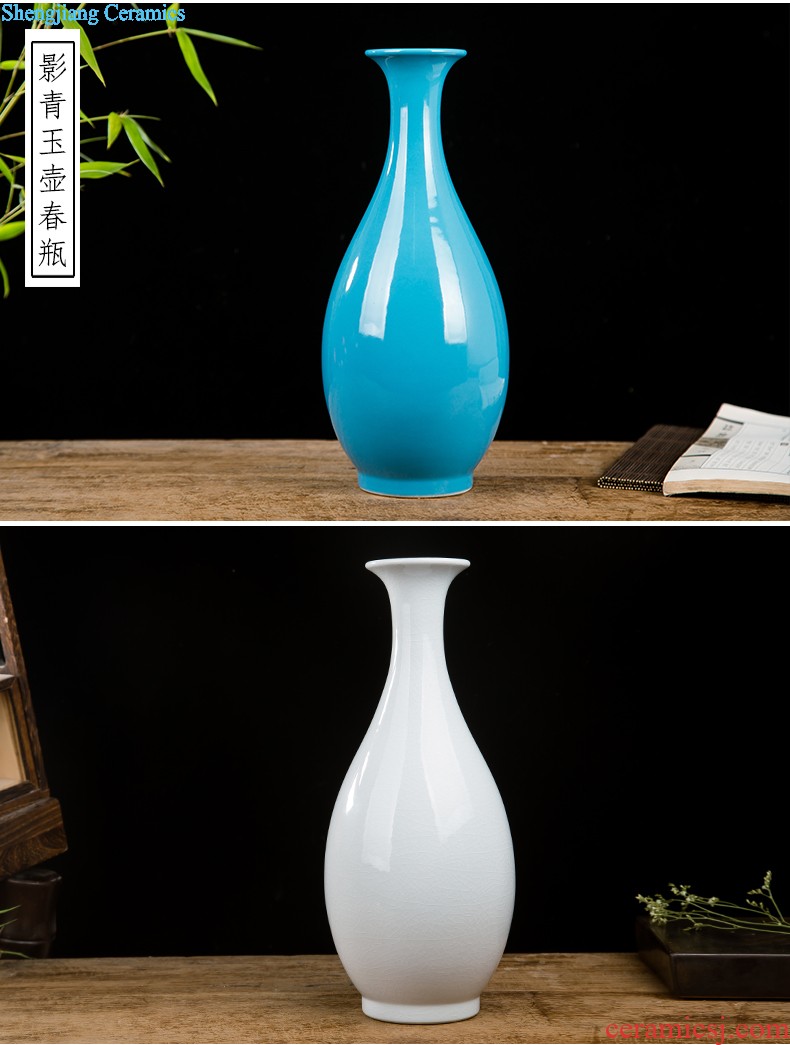 Jingdezhen ceramics hand-painted vases, flower arrangement wine porch home decoration sitting room TV ark furnishing articles