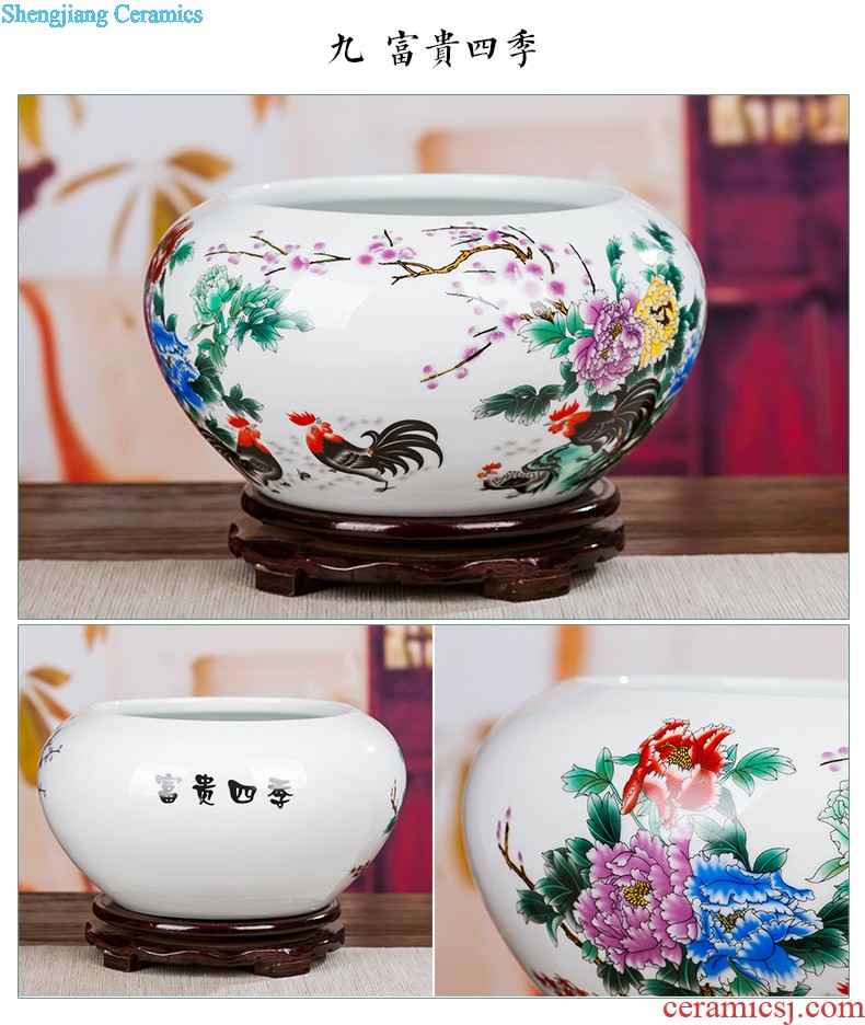 Quintessence of jingdezhen porcelain vase Contracted style ceramic vase furnishing articles sitting room with decorative bottle