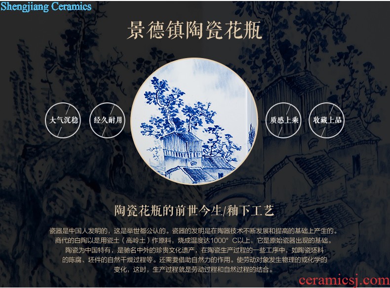 Archaize of jingdezhen ceramics powder enamel modern Chinese style household act the role ofing is tasted furnishing articles vases, flower crafts are sitting room