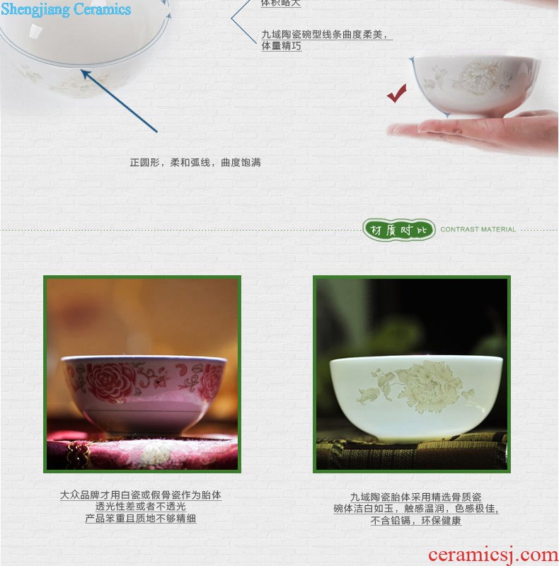 Nine domain ceramic bone porcelain spoon tableware european-style spoon ladle circular spoon spoon spoon teaspoon porcelain scoop needle