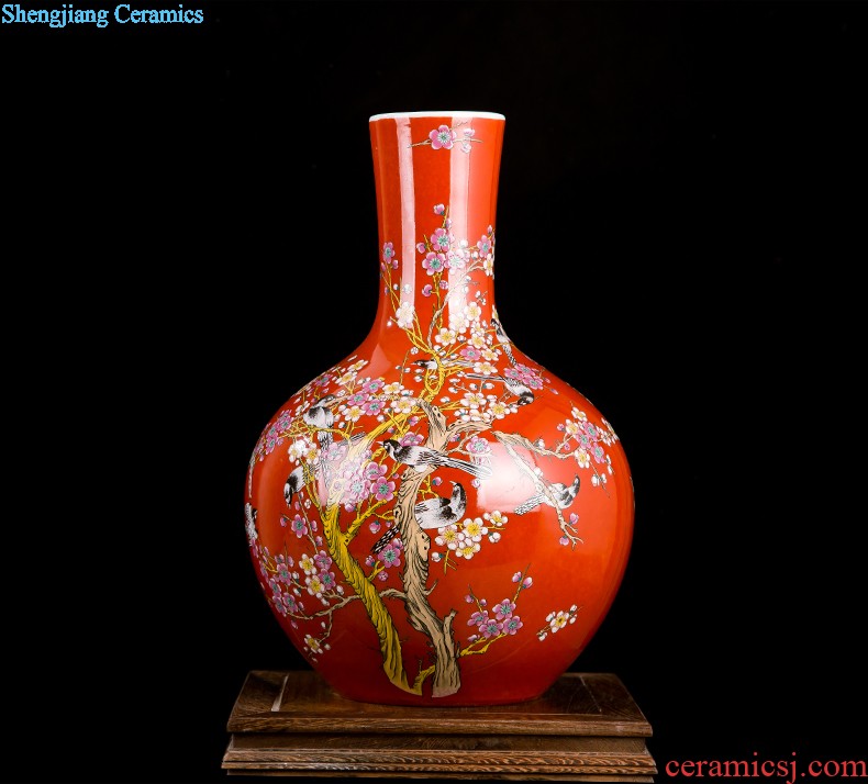 Jingdezhen ceramics, antique Ming and qing dynasty kiln crack vases furnishing articles flower arrangement home wine ark adornment furnishing articles