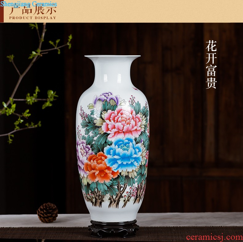 Jingdezhen ceramics furnishing articles act the role ofing is tasted household decoration of Chinese style decoration plate sitting room porch ark TV ark