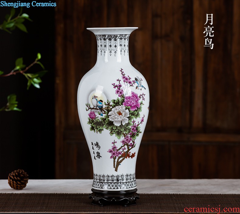 Jingdezhen ceramics furnishing articles act the role ofing is tasted household decoration of Chinese style decoration plate sitting room porch ark TV ark