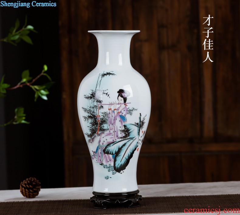 Jingdezhen ceramics furnishing articles act the role ofing is tasted household decoration of Chinese style decoration plate sitting room porch ark TV ark