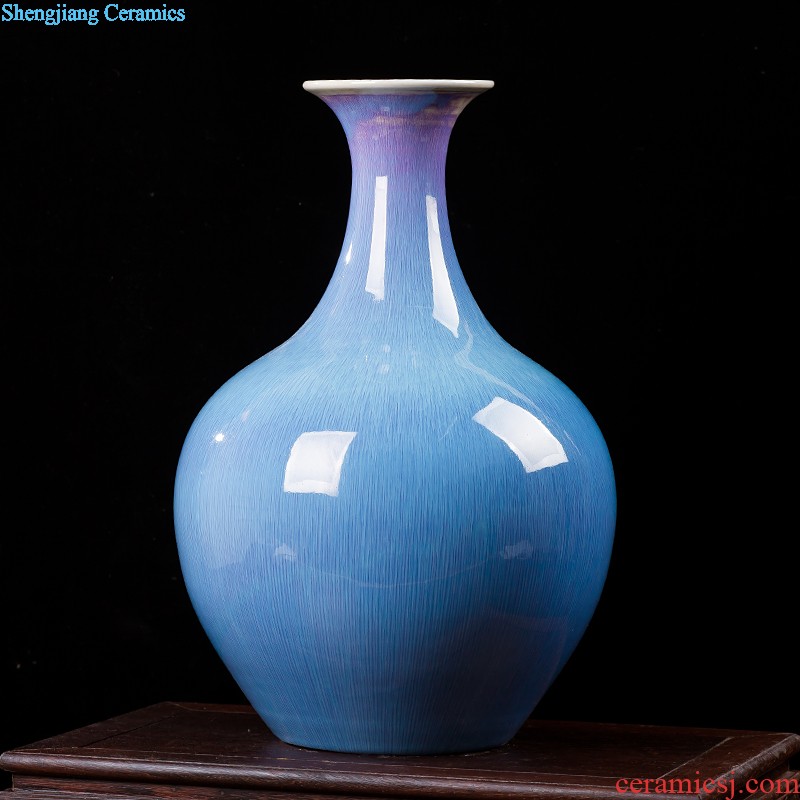 Contracted and contemporary jingdezhen chinaware big vase flower arrangement, household decoration wine porch decoration furnishing articles