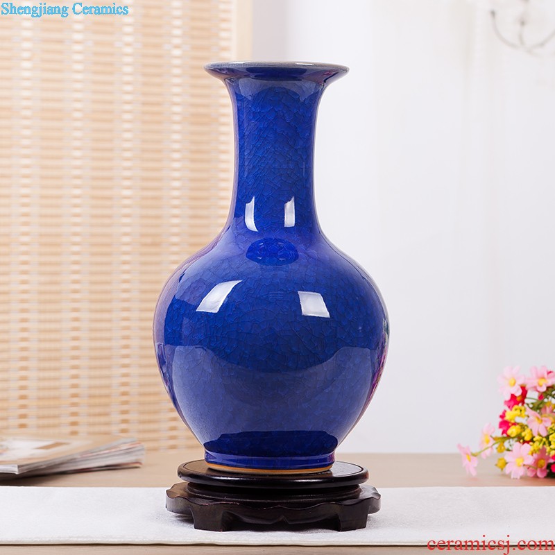 Jingdezhen ceramics vase of contemporary and contracted home sitting room handicraft wine creative egg ornament furnishing articles