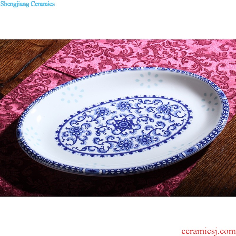 Archaize qianlong blue and white sample tea cup Jingdezhen ceramic cups manually draw personal cup master cup tea cup