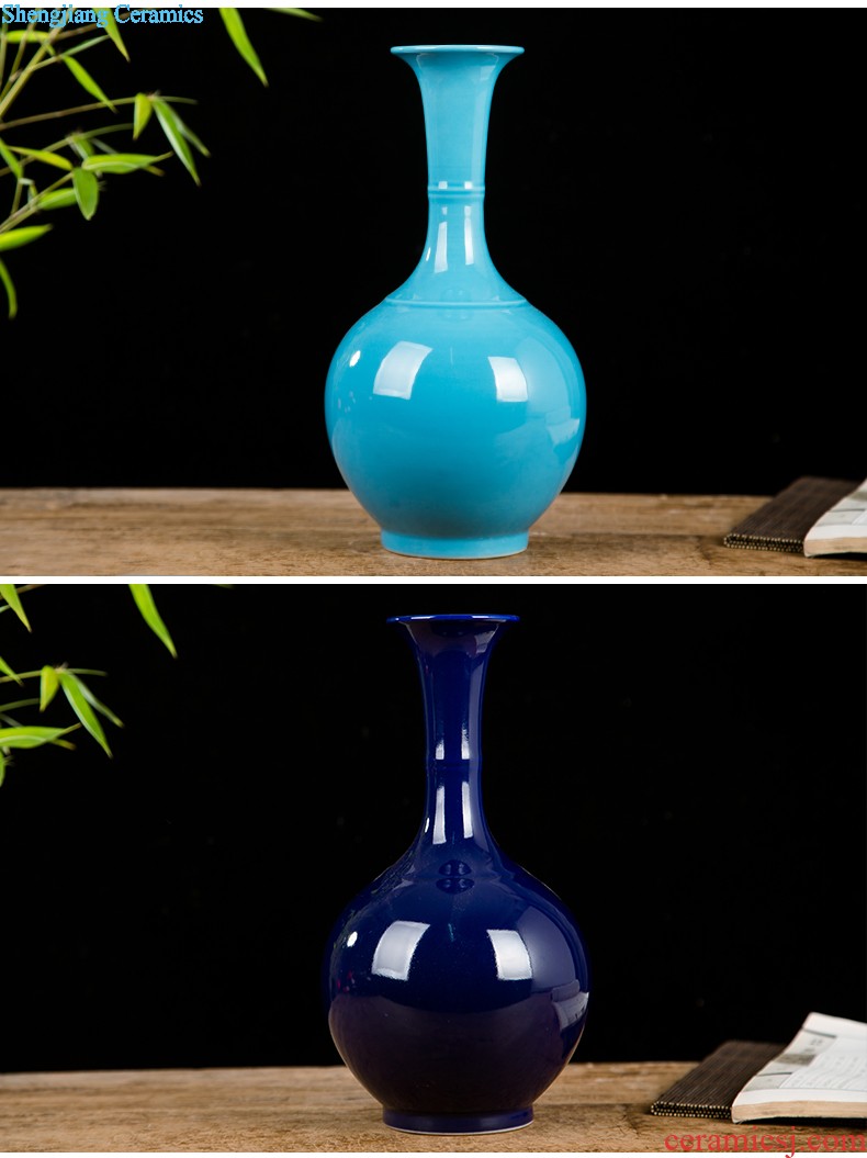 Jingdezhen ceramics hand-painted vases, flower arrangement wine porch home decoration sitting room TV ark furnishing articles