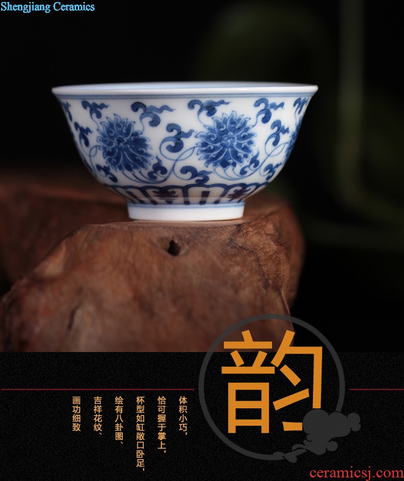 Blue and white porcelain tableware antique dishes exquisite suits and apparatus with cover plate heat preservation plate deep dish bone porcelain ceramic