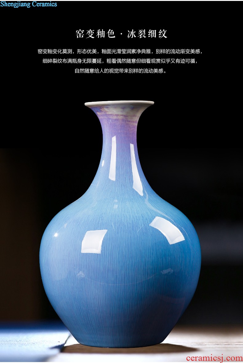 Contracted and contemporary jingdezhen chinaware big vase flower arrangement, household decoration wine porch decoration furnishing articles