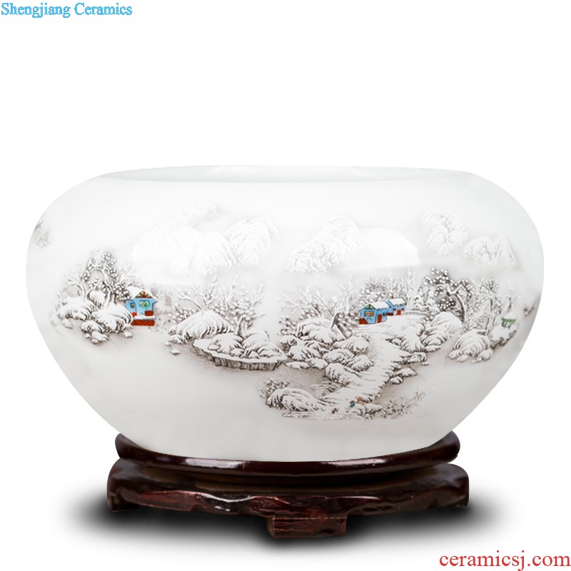 Quintessence of jingdezhen porcelain vase Contracted style ceramic vase furnishing articles sitting room with decorative bottle