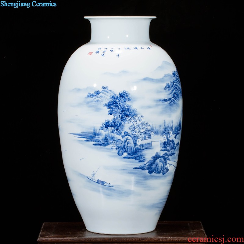 Jun porcelain vase variable glaze ceramics creative wealth ding feng shui plutus home sitting room adornment furnishing articles