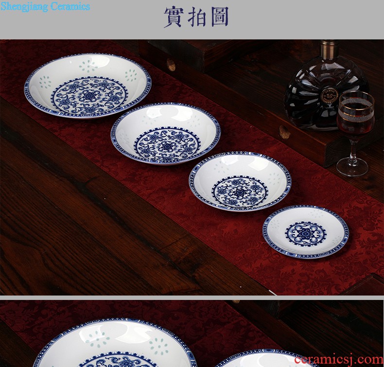 Archaize qianlong blue and white sample tea cup Jingdezhen ceramic cups manually draw personal cup master cup tea cup