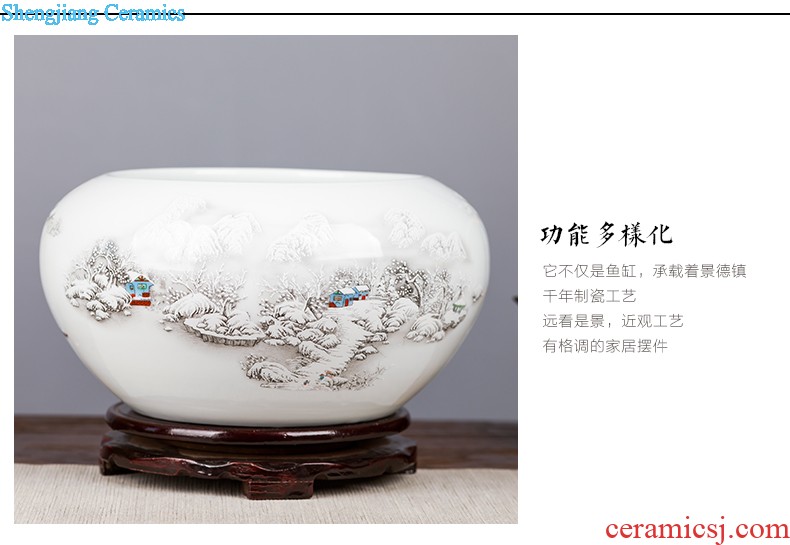 Quintessence of jingdezhen porcelain vase Contracted style ceramic vase furnishing articles sitting room with decorative bottle