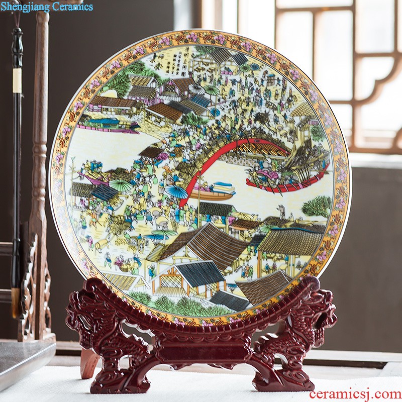 Jingdezhen blue and white ceramics hand-painted vases, flower arranging the sitting room porch ark adornment of Chinese style household furnishing articles