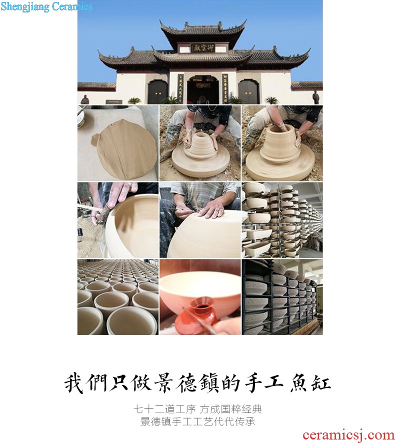 Jingdezhen ceramics furnishing articles household adornment hang dish Chinese wine sitting room porch decorate dish