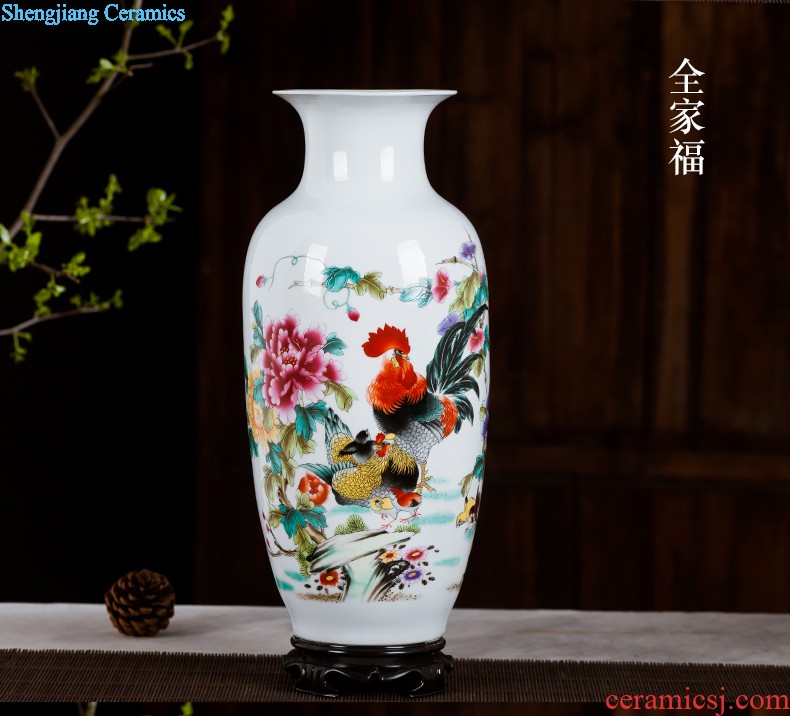 Jingdezhen ceramics furnishing articles act the role ofing is tasted household decoration of Chinese style decoration plate sitting room porch ark TV ark