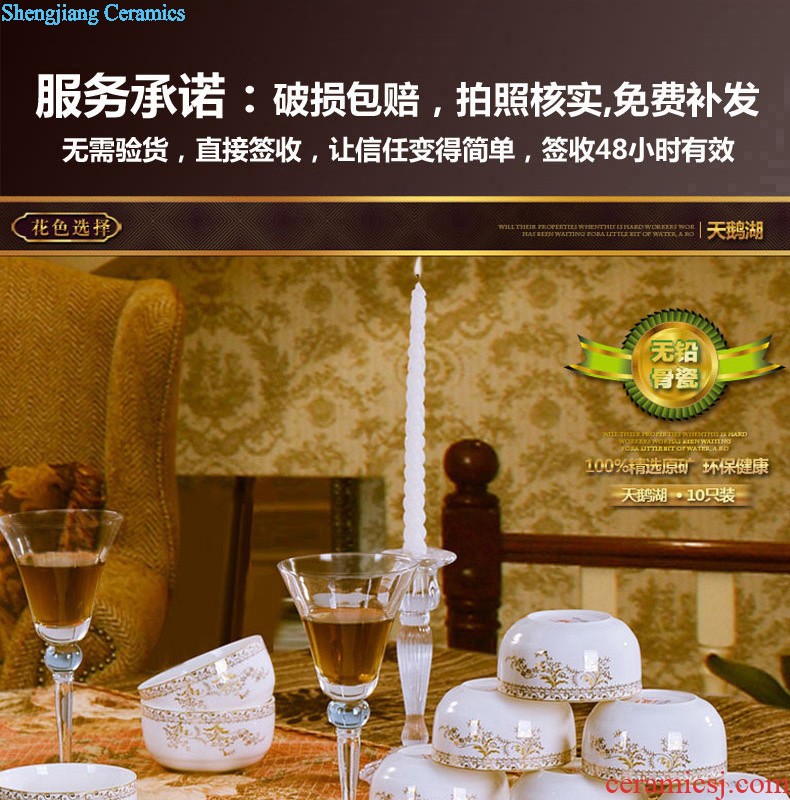 Peach blossom water points on nine domain 】 【 cup a couple of cups of bone China cups Jingdezhen famous trademark