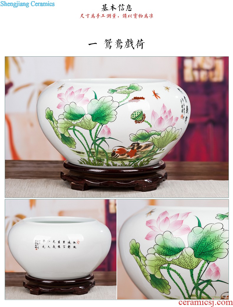 Quintessence of jingdezhen porcelain vase Contracted style ceramic vase furnishing articles sitting room with decorative bottle