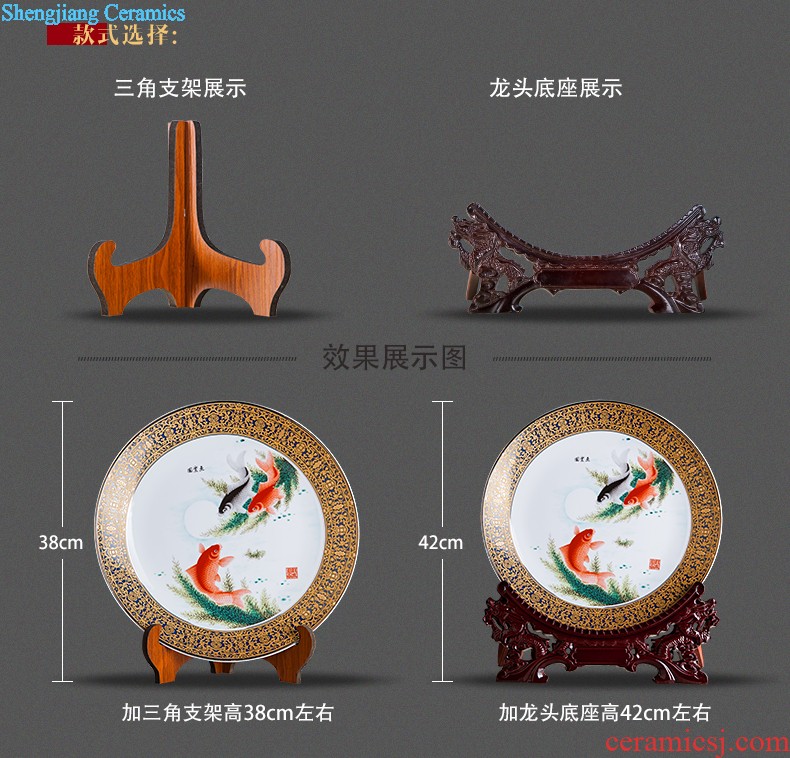 Jingdezhen ceramics high white porcelain of famille rose porcelain vase MAO home sitting room place wine decorations arts and crafts
