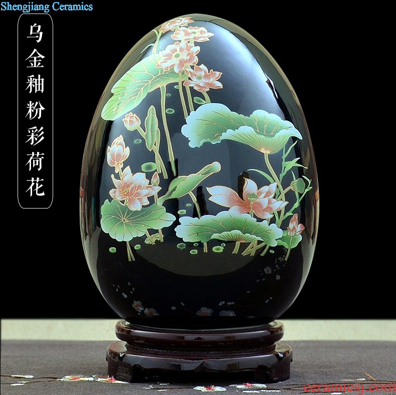 Jingdezhen ceramics flower vase creative modern new Chinese style home sitting room adornment TV ark furnishing articles