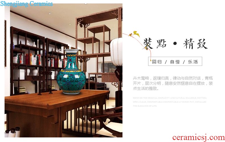 Jingdezhen ceramics vase furnishing articles flower arranging device small porcelain wine sitting room decorates porch decoration household act the role ofing is tasted