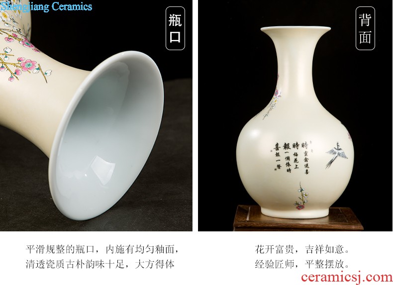 Jingdezhen ceramics, antique Ming and qing dynasty kiln crack vases furnishing articles flower arrangement home wine ark adornment furnishing articles