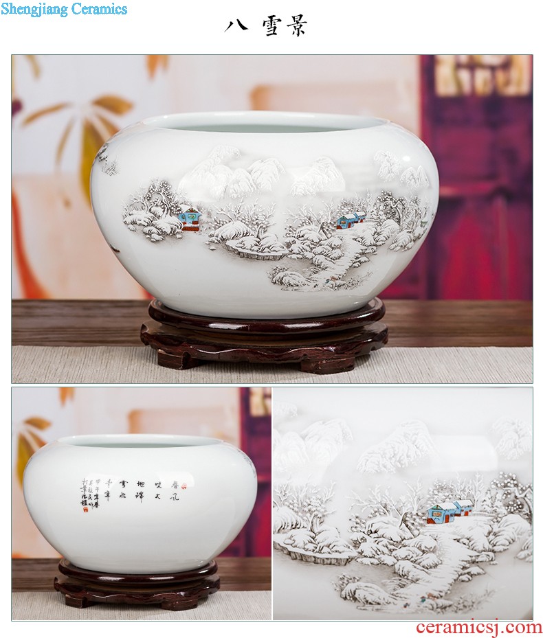 Quintessence of jingdezhen porcelain vase Contracted style ceramic vase furnishing articles sitting room with decorative bottle