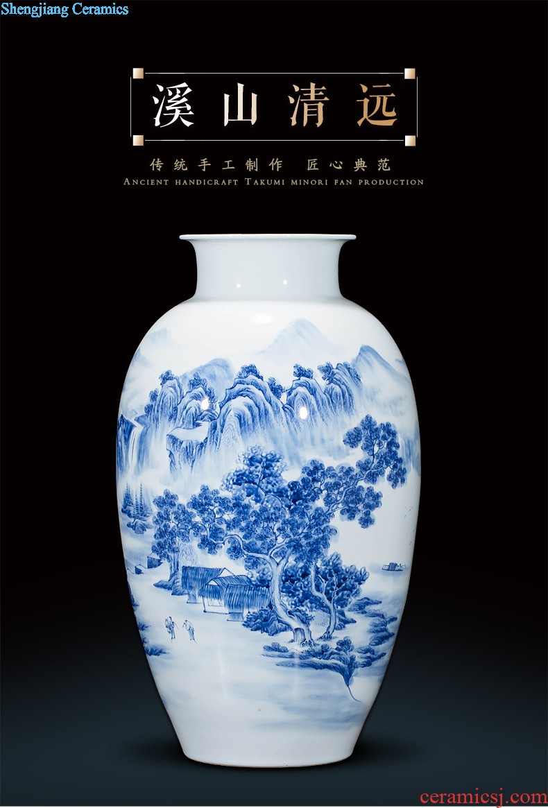 Jun porcelain vase variable glaze ceramics creative wealth ding feng shui plutus home sitting room adornment furnishing articles