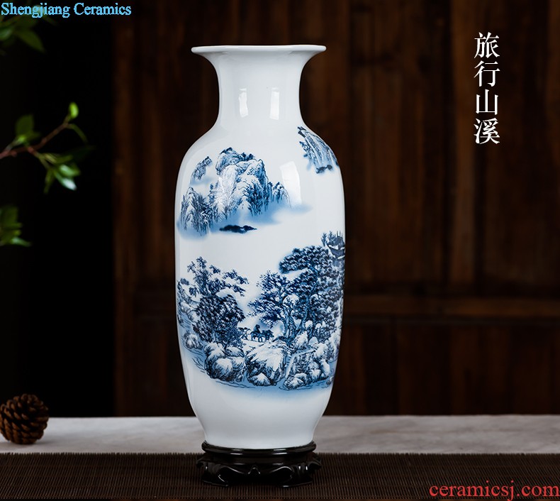 Jingdezhen ceramics furnishing articles act the role ofing is tasted household decoration of Chinese style decoration plate sitting room porch ark TV ark