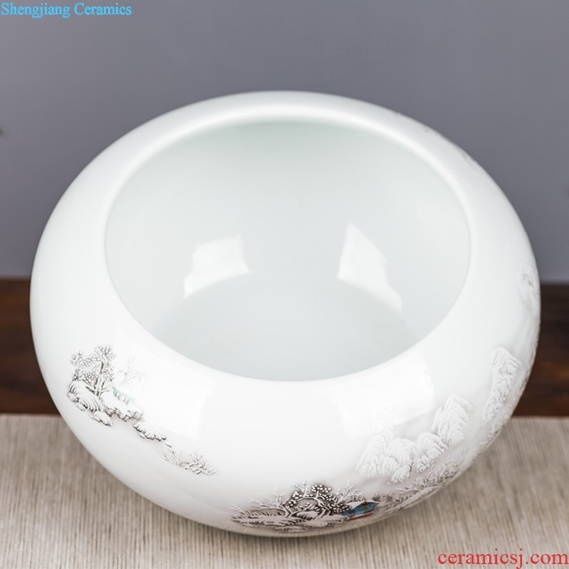 Quintessence of jingdezhen porcelain vase Contracted style ceramic vase furnishing articles sitting room with decorative bottle