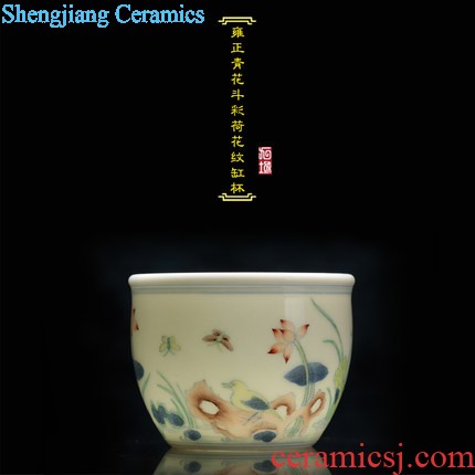 Jingdezhen ceramic cups With cover bone China mugs Blue and white porcelain cup 800 ml office meeting