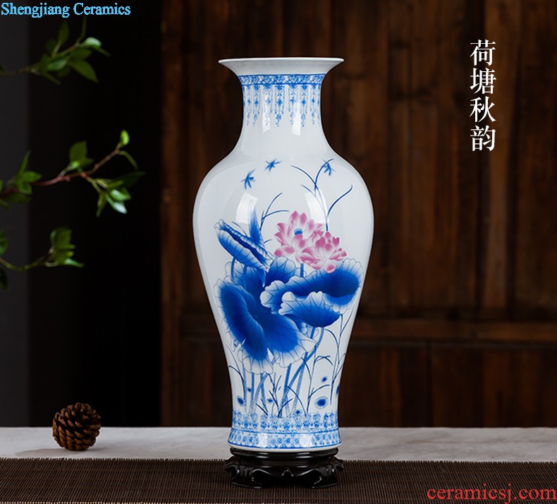 Jingdezhen ceramics furnishing articles act the role ofing is tasted household decoration of Chinese style decoration plate sitting room porch ark TV ark