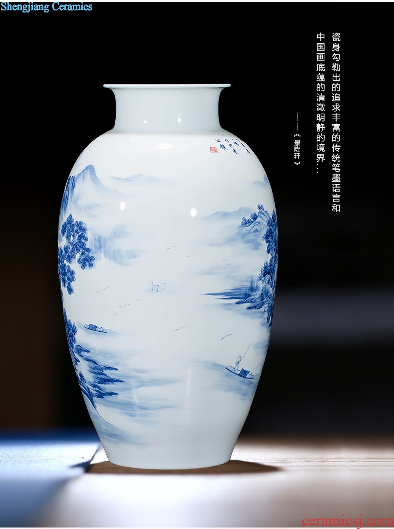 Jun porcelain vase variable glaze ceramics creative wealth ding feng shui plutus home sitting room adornment furnishing articles