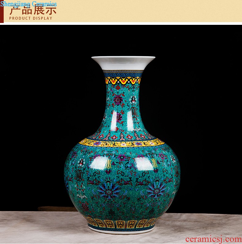 Jingdezhen ceramics vase furnishing articles flower arranging device small porcelain wine sitting room decorates porch decoration household act the role ofing is tasted