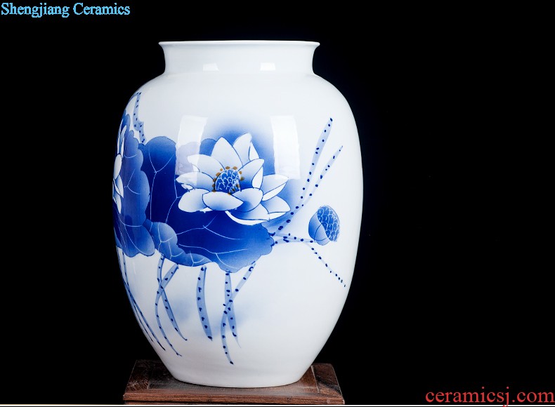 Jingdezhen ceramics furnishing articles act the role ofing is tasted household decoration of Chinese style decoration plate sitting room porch ark TV ark