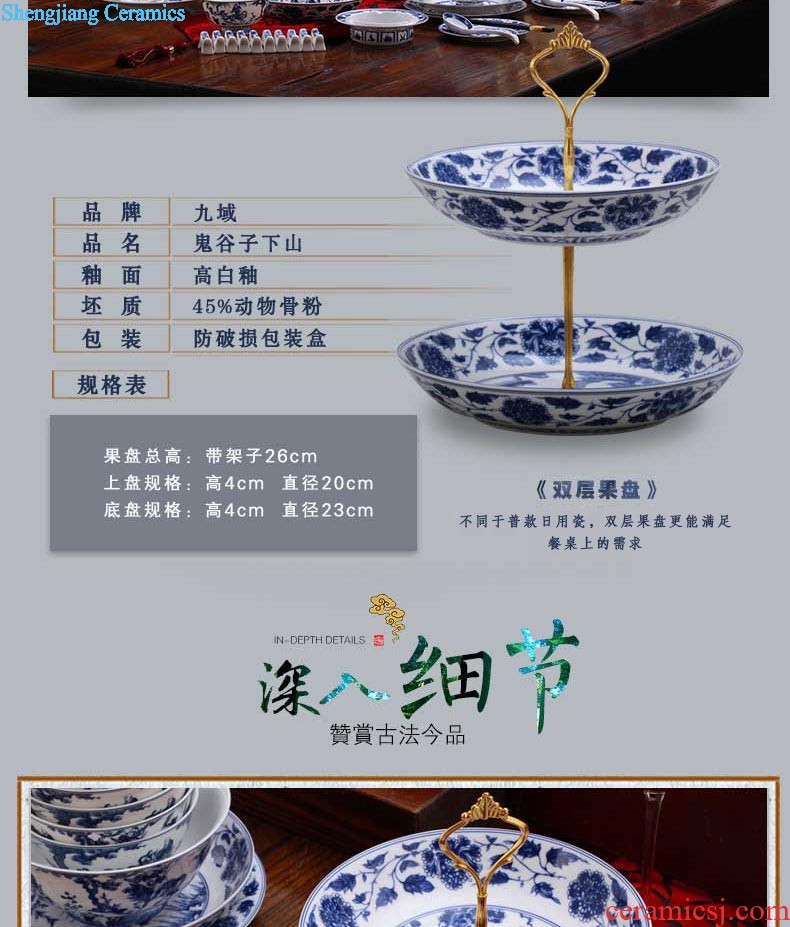 Nine domain jingdezhen archaize color bucket Sanskrit glass ceramic tea set kung fu small cup sample tea cup tea cups