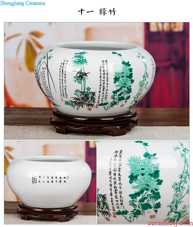 Quintessence of jingdezhen porcelain vase Contracted style ceramic vase furnishing articles sitting room with decorative bottle