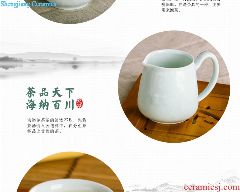 Jingdezhen ceramics cup ji red sample tea cup kung fu tea master cup of hand made small teacup personal single cup