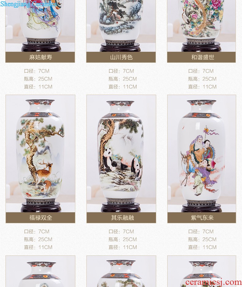 Jingdezhen ceramics design modern vogue to live in the living room beaming pastel yellow vase new home furnishing articles