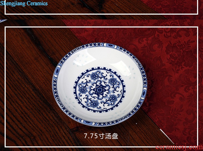 Archaize qianlong blue and white sample tea cup Jingdezhen ceramic cups manually draw personal cup master cup tea cup