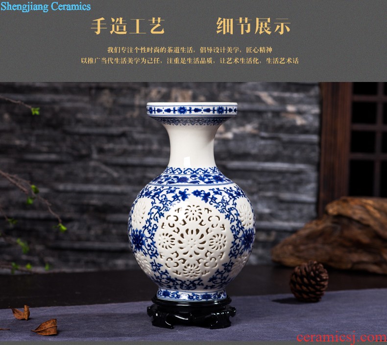 Jingdezhen ceramics furnishing articles hang dish sitting room ark Chinese arts and crafts decoration home decoration plate of town house