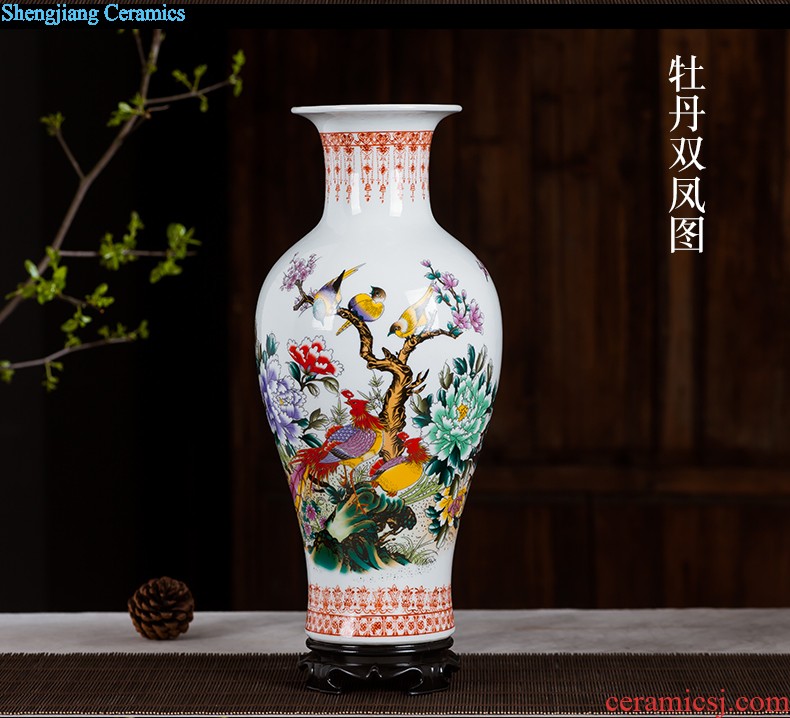 Jingdezhen ceramics furnishing articles act the role ofing is tasted household decoration of Chinese style decoration plate sitting room porch ark TV ark