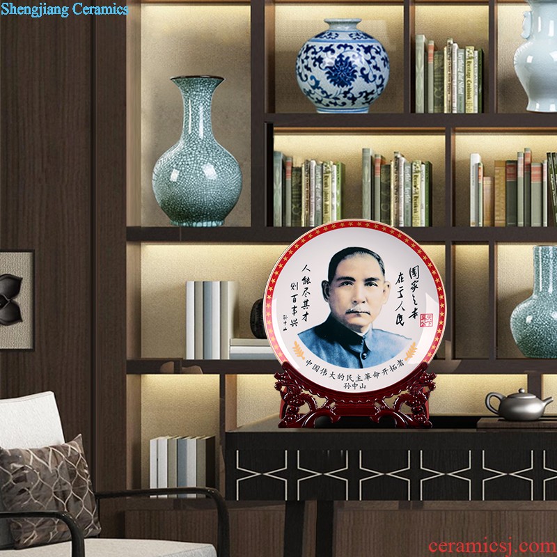 Chairman MAO as ornamental decoration ceramics hang dish home sitting room office study furnishing articles of handicraft ornament