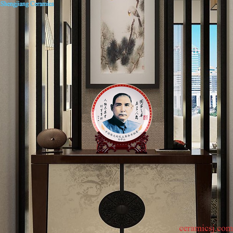 Chairman MAO as ornamental decoration ceramics hang dish home sitting room office study furnishing articles of handicraft ornament