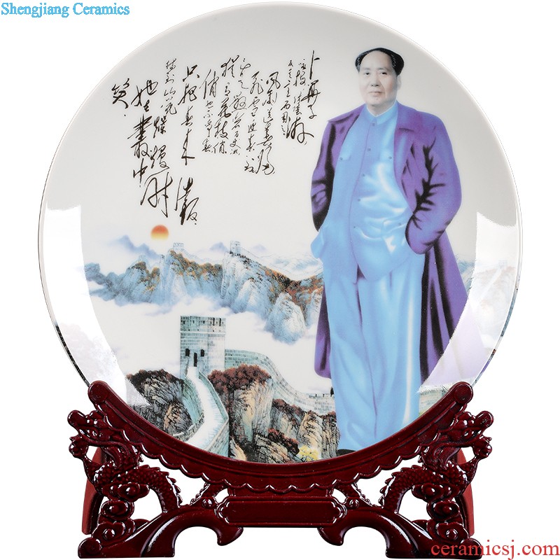 Jingdezhen ceramic furnishing articles three-piece vase household act the role ofing is tasted flower arranging office of contemporary and contracted sitting room adornment