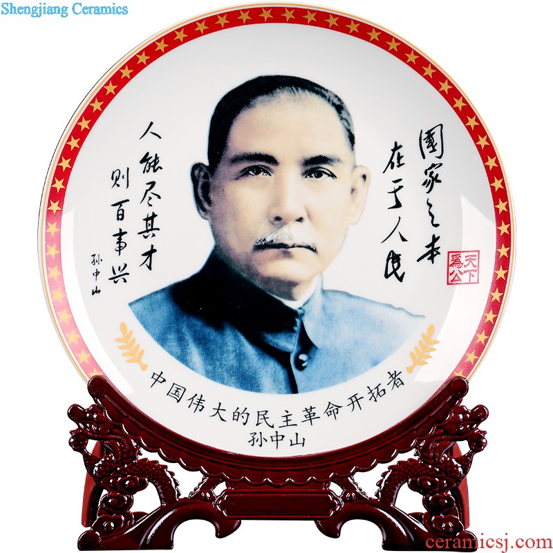 Chairman MAO as ornamental decoration ceramics hang dish home sitting room office study furnishing articles of handicraft ornament