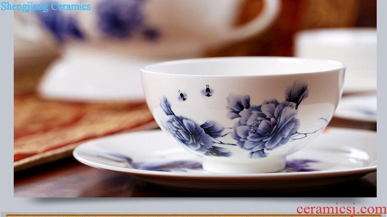 【 】 nine domain jingdezhen porcelain Pastel landscape bone China cups Jiangxi province famous trademark