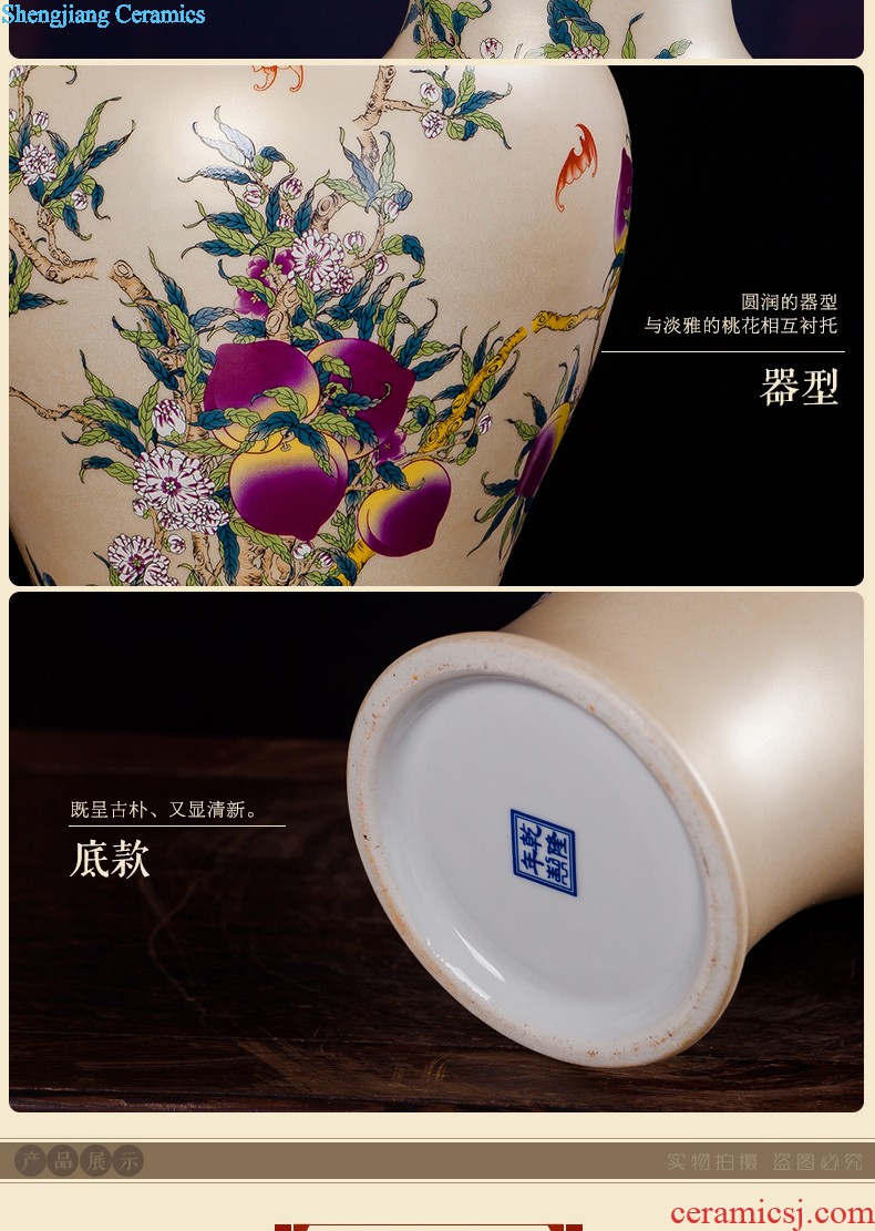 Jingdezhen ceramics furnishing articles hang dish Chinese handicraft wine stays home decoration decoration plate